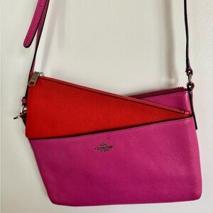 Coach Pink and Red Women's Bag